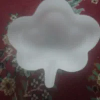 تعداد ۷ عدد کاسه برگی لوستر قدیمی با سرپیچ