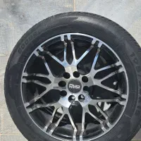 رینگ استیل ، لاستیک خارجی  سایز 195/55/15  در سایز|قطعات یدکی و لوازم جانبی|شهرکرد, |دیوار