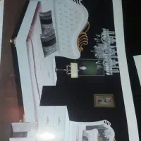 تخت به همراه پاف.|تخت و سرویس خواب|تهران, بلورسازی|دیوار