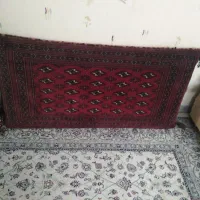 یک جفت پشتی ترکمن کرک دستباف