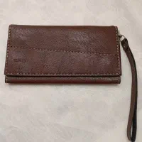 کیف پول قهوه ای