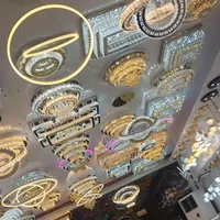 لوستر سقفی و آویز کریستالی