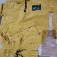 ست هودی شلوار مخمل کبریتی|لباس|مشکین‌دشت, |دیوار