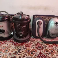 ۴ عدد جارو برقی سالم با دسته کامل