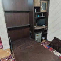 تخت تاشو همراه میز تحریر و کمد و دراور با صندلی