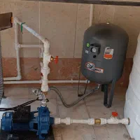 نصب پمپ و منبع