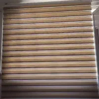 پرده زبرا کم کار مرتب عرض۲متر ارتفاع ۱۸۰