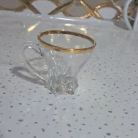 استکان لب طلایی