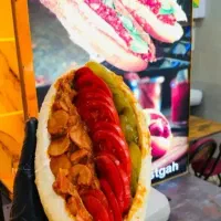 انواع ساندویچ و پیتزا بندری فلافل هات داگ