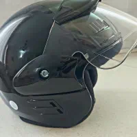 کلاه کاسکت بدون فک مشکی