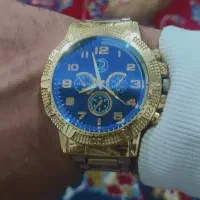 ساعت اصلی شیک رنگ ثابت طلایی نقره ای  حراجج