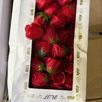 فروش عمده گل رز مصنوعی رنگارنگ