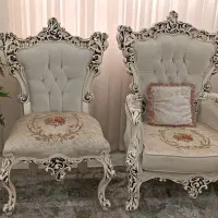 مبل سلطنتی 9نفره به همراه سه تا میز عسلی|مبلمان خانگی و میز عسلی|تربت‌حیدریه, آغوی|دیوار