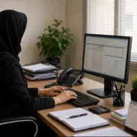 استخدام منشی خانم