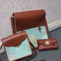 کیف و کوله و کیف عینک ست