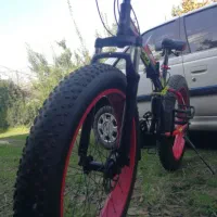 دوچرخه 26 لاستیک پهن،تاشو،در حدنو