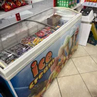 یخچال دودرب شیشه دو درب انباری و یخچال بستنی