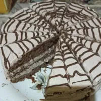 کیک تولدی/نوتلا/هشتبندی