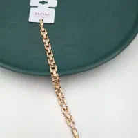 دستبند زنانه ژوپینگ طرح مستطیلی ظریف