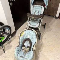 کالسکه و کریر و آغوشی گراکو Graco ست کامل