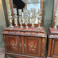 آینه و کنسول و شمعدان میز تلویزیون کد (۱)|بوفه، ویترین، کنسول|مشهد, سراب|دیوار