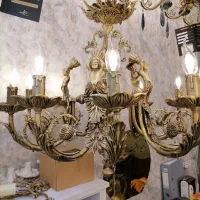 لوستر برنجی