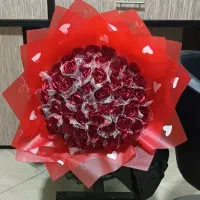 دسته گل عروس  باکس گل باکس خرسی گلروبانی|گل مصنوعی|کرج, حصارک پایین|دیوار