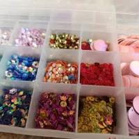 منجوق و ملیله و سوزن چسب حرارتی