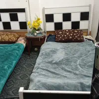 دوتا تخت یه نفره بدون تشک|تخت و سرویس خواب|مشهد, کوی المهدی|دیوار