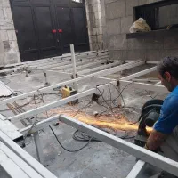 جوشکار سیار اسکلت وآهنگر نرده راپله و ساخت کانکس