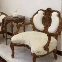 مبلمان کلاسیک مبل کینگ سایز کاناپه بزرگ چوب راش|مبلمان خانگی و میز عسلی|تهران, امیرآباد|دیوار