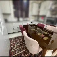 مبل ۸ نفره و میز ناهارخوری و میز در حد