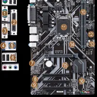 مادربرد گیگابایت giga p310 d3 rev 1.1|قطعات و لوازم جانبی رایانه|تهران, میدان ولیعصر|دیوار
