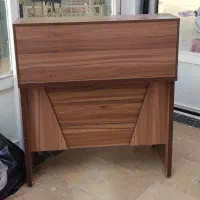 میز MDF  طرح چوب دو کشو کاملا نو