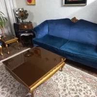 سرویس مبل و نهارخوری و ویترین و پرده