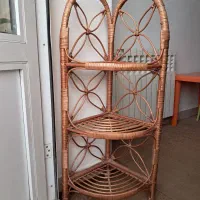 شلف و قفسه چوبی ۳کنج