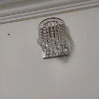 لوستر کریستال سقفی و جفت دیوارکوب