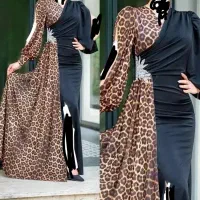 ماکسی بغل پلنگی نیلوفر