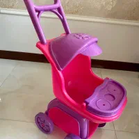 کالسکه عروسک و جرثقیل|اسباب‌بازی بچه|قم, باجک یک|دیوار