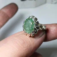 انگشتر نقره زمرد طبیعی|جواهرات|تهران, امام زاده حسن|دیوار