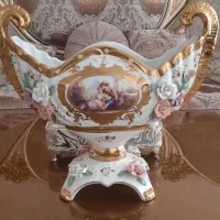 چینی گل برجسته