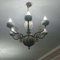 لوستر برنجی سرامیکی