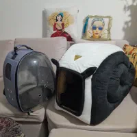 خانه و باکس کوله ای حمل گربه و سگ و حیوانات