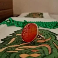 انگشتر /عقیق /دو رنگ /خطی|جواهرات|تهران, شکیبا|دیوار