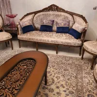 مبل ۹ نفره فرحی با ناهار خوری ۱۰ نفره|مبلمان خانگی و میز عسلی|تهران, صادقیه|دیوار