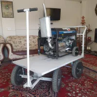 گاری چرخدار با تایر فرعونی همراه با دسته|فروشگاه و مغازه|مبارکه, |دیوار