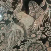 قلمزنی پلاک گل و مرغ|صنایع دستی و سایر لوازم تزئینی|تهران, امام خمینی|دیوار