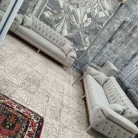 مبل راحتی شرکتی ۸ نفره|مبلمان خانگی و میز عسلی|فرخ‌شهر, |دیوار