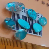 ۷عدد نگین فیروزه شجر اصل نیشابور|جواهرات|خمین, |دیوار