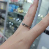 انگشتر تک نگین کارتیر نقره اصلی|بدلیجات|کرمانشاه, |دیوار